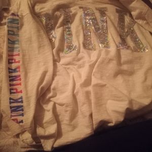 PINK Limited ed Bling top